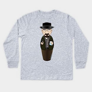 Kokeshi Heisenberg Kids Long Sleeve T-Shirt